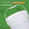 Hanyou 1L Food Grade PP Transparent Storage Buckets with Screw Lid