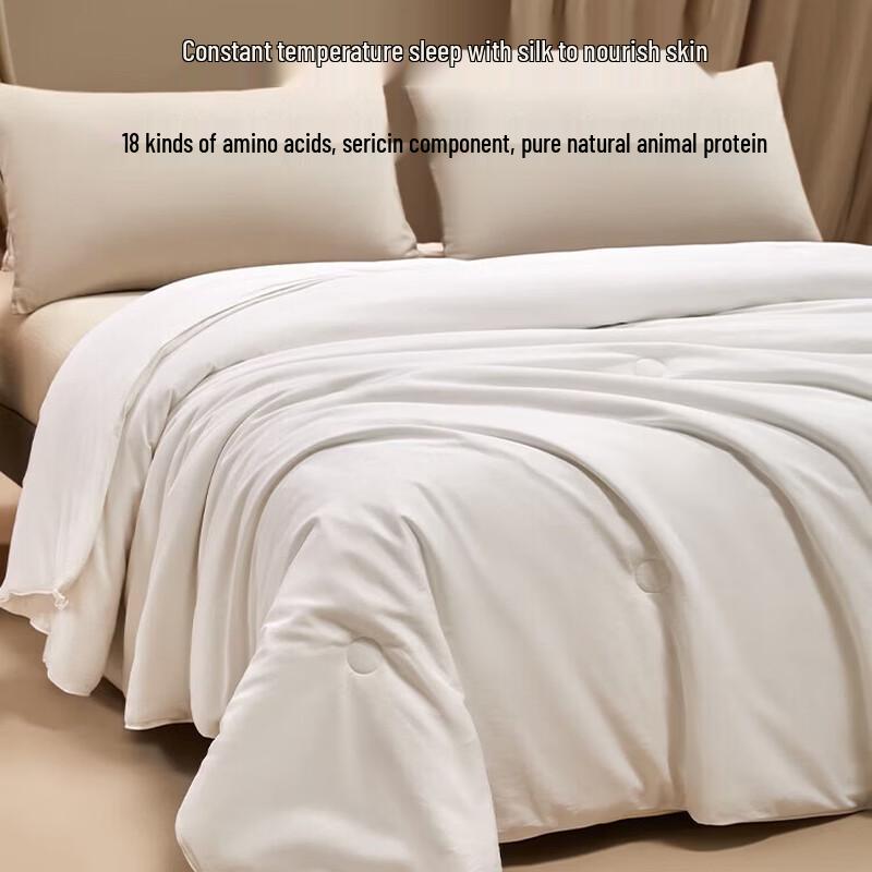SILKUEEN All-Season Mulberry Silk Quilt