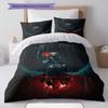 Pennywise Pattern Bedding Home Decoration Birthday Gift ( 1 duvet cover + 2 pillowcase, without core),fan merchandise.