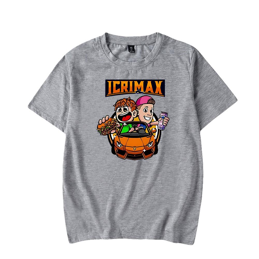 Women Men T-shirt Icrimax Print Tshirt Summer Casual Woman Man Clothing Fashion T Shirts