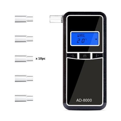 Professional Alcohol Tester, Portable Digital LCD Breathalyzer High-Accuracy Breath Alcohol Tester