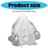 Girls Bowknot Bridal Veil for Girls Studded Bows Bridal Veil Detail for Evening Dinner Dress Stylish Outfits