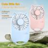 Mini Portable Fan 3 Speeds Handheld Fan USB Rechargeable Personal Fan Travel Essentials for Women Girls