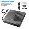5-In-1 Usb 3.0 Type-C External Dvd Rw Cd Drive Burner Reader Player Optical Drive External For Pc Laptop Windows 11 10