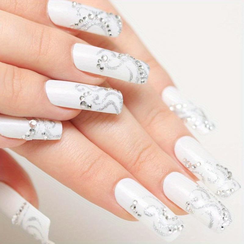 1set 2000 Pieces Flat Back Gems Rhinestones 6 Sizes (1.5-6 Mm) Round Crystal Rhinestones with Pick Up Tweezer and Rhinestones Picking Pen