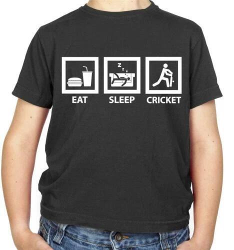 Eat Sleep Cricket - T-Shirt - Team - Player - Sports - - Fan - Merch 160