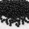 High quality Dark Black Crystal Czech Glass Beads Loose Seed Beads for Earring Bracelet DIY Jewelry Craft Accessoreis Making
