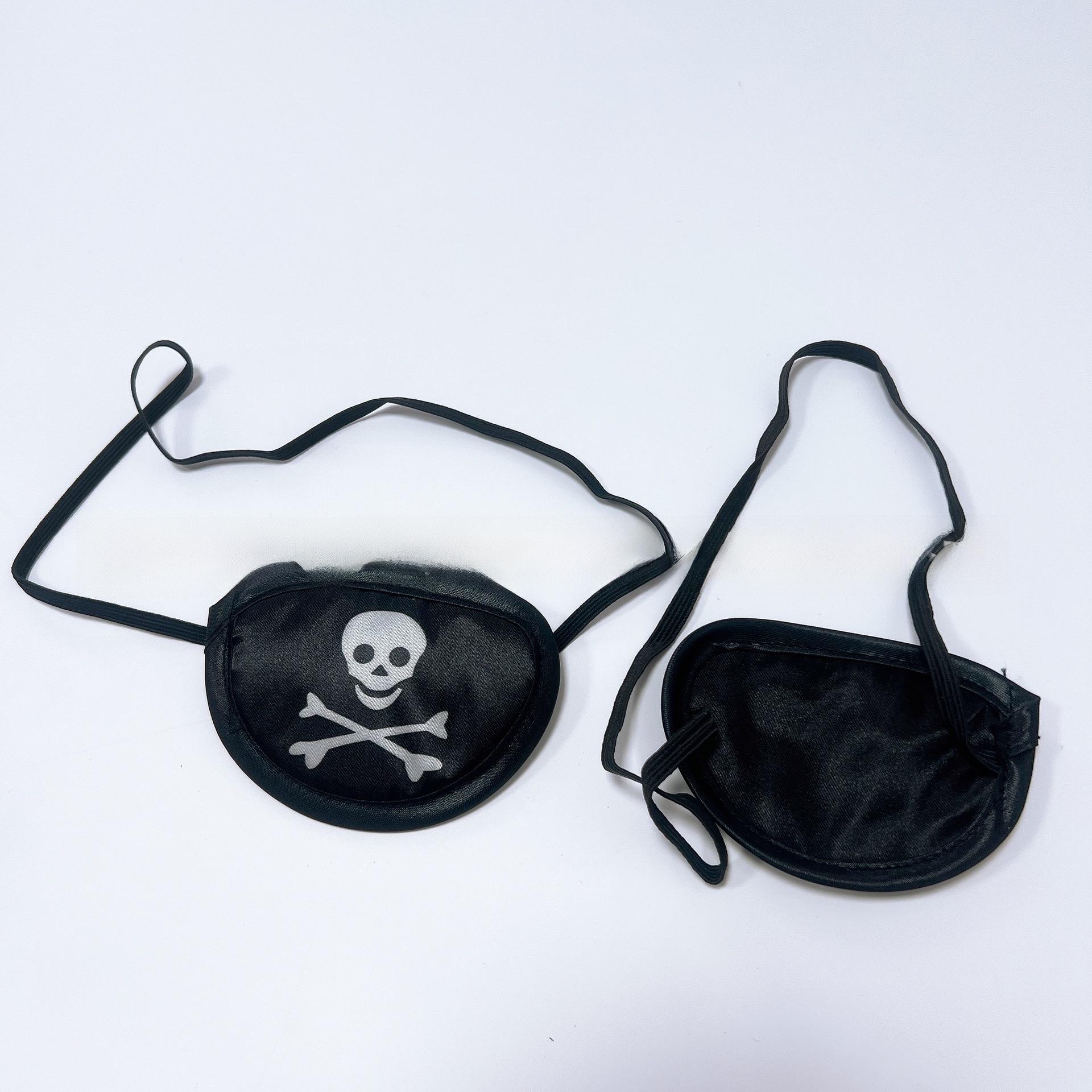 

Пиратская повязка на глазу Реквизит на Хэллоуин | Карибский маскарадный аксессуар для маски Циклопа