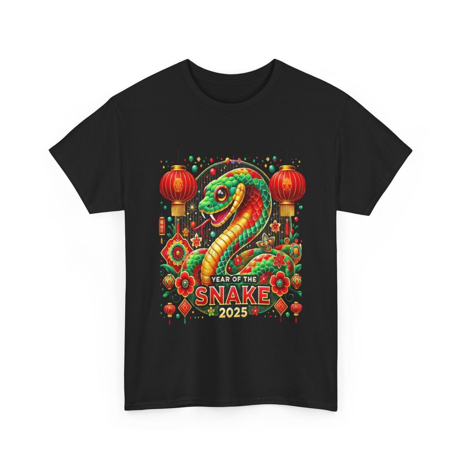 26 Snake Year 2025 Tee ChiUnisex Cotton Top Year of the Snake Gift Unisex T-Shirt L
