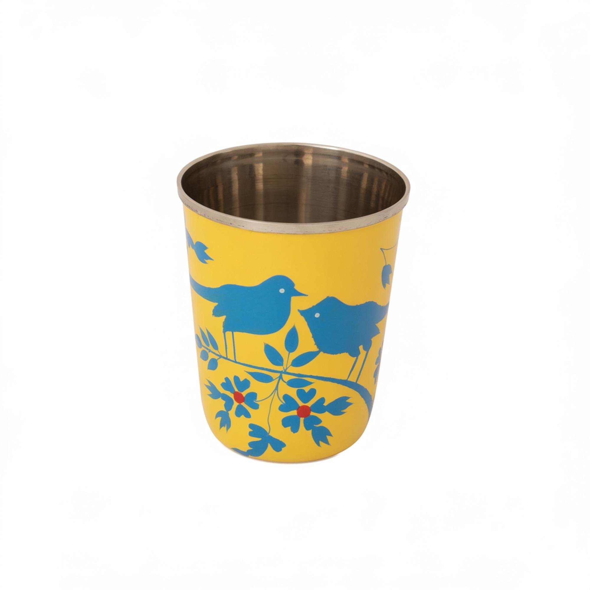 Hand Painted Steel Glass (Capacity 180 ml) разноцветный
