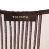 TOCCA silk No sleeve Sheer one piece 999 Brown Women Used