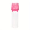 Empty Clear Pp Plastic 120ml Squeeze Applicator Bottles for Hair Oil Hair Dye Bottle, Hair Dye Applicator Bottles Plastic Squeeze Dyeing Shampoo