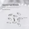 10-Piece Nail Art Set: Pointed Bottom Heart, Crooked Heart, White Diamond, Peach Heart, Square Transparent Rhinestones for Nail Decoration