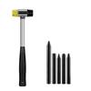 Super PDR Paintless Dents Repair Other Vehicle Tool Knock Down Head Tap Rubber Hammer Head Car Dent Removal Kits