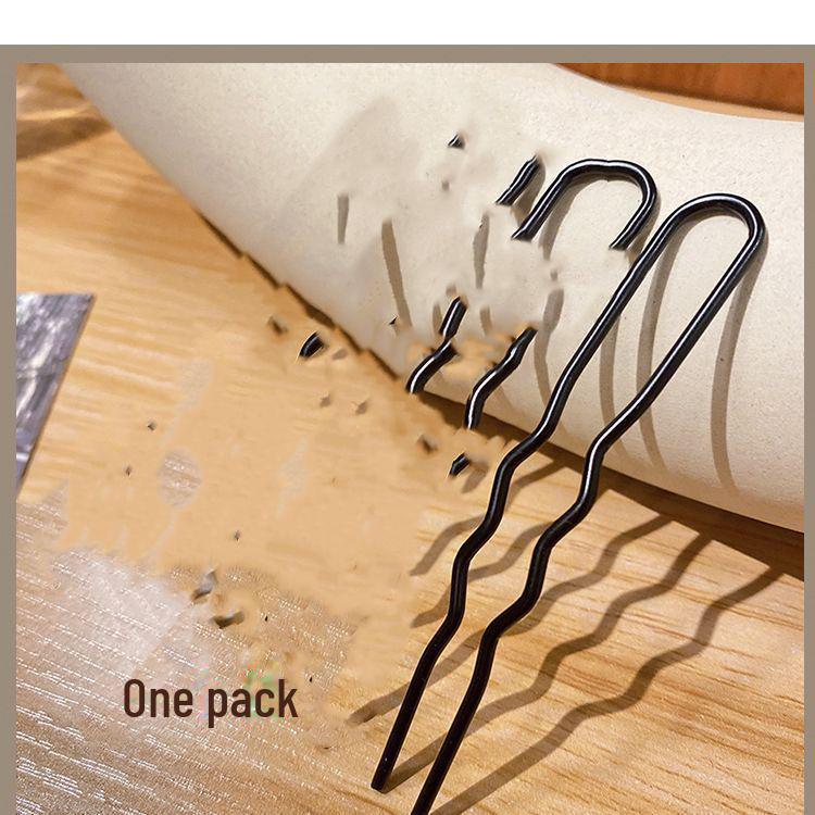 2023 Neuer Stil: Sechsteiliges Vierzahn-Haarnadel-Set für elegante Duttfrisuren