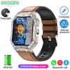 SACOSDING Rugged GPS Smart Watch 2.01" HD Screen 3ATM Waterproof Bluetooth Call Men Smartwatch GPS Positioning Compass Flashlight