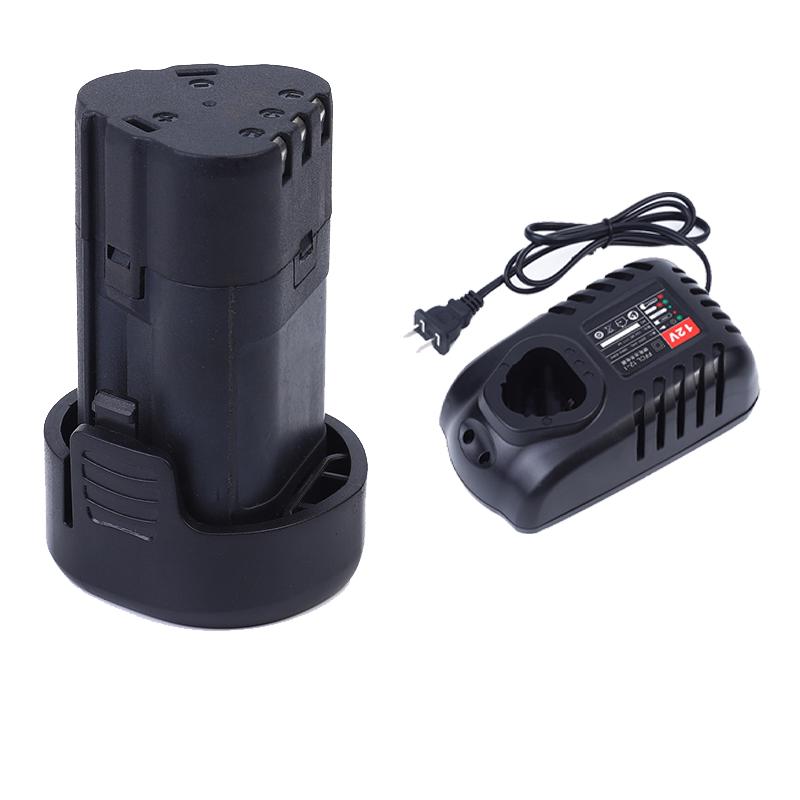 Dongcheng 12V Cordless Drill, Screwdriver & Caulking Gun with LB1215 Battery & Charger