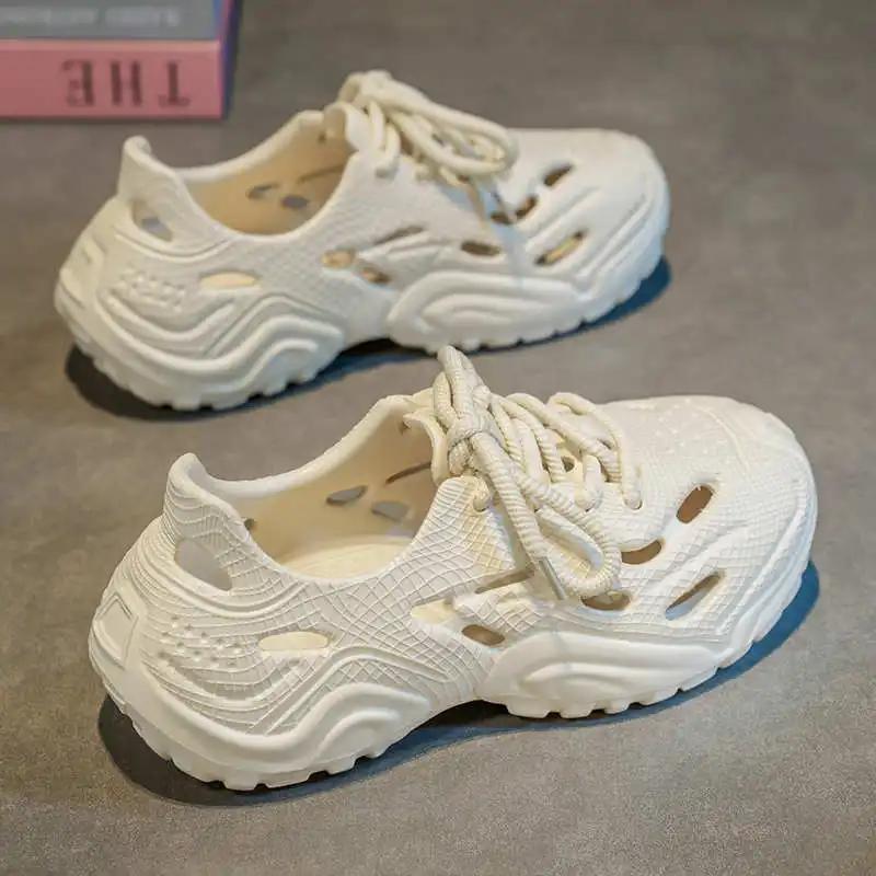 Fashion Rubber Sole Chunky All For Beach And Leisure Men's Large Size Sandals Shoes Slippers Sneakers Sport Overseas Ternis Sheos