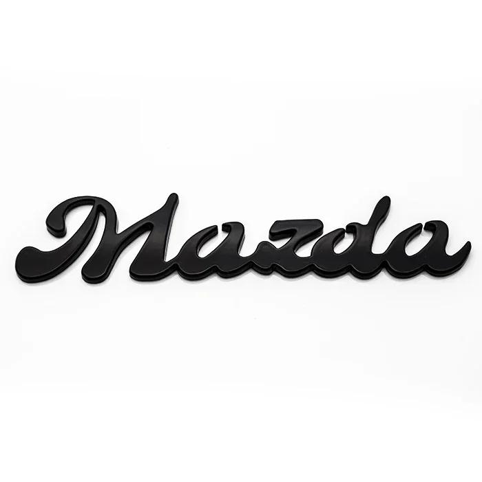 

2025 Hot Car Front Rear Emblem Stickers Decals for Mazda CX3 CX5 MX3 CX4 CX9 CX7 RX8 Atenza Axela Protege Trunk Badge Auto Acces чёрный
