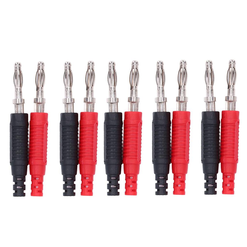 5Set Lantern Banana Plug Male Insulated Banana Socket DIY Connectors for Welding Machinery