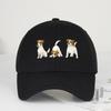 Adorabile Trio di Jack Russell Terrier Stampa Cappellino da Baseball Regolabile Unisex Cappello da Sole per Mamma di Cani