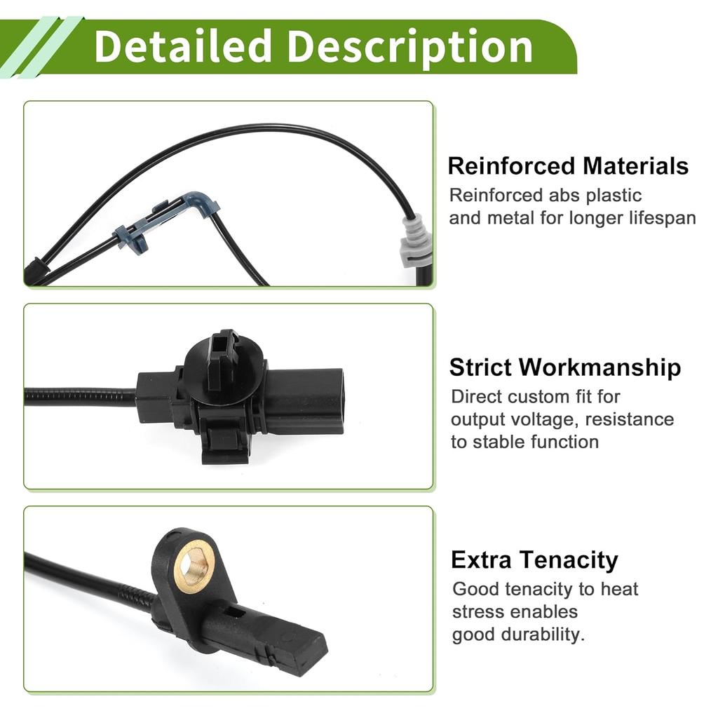 No.57450TX4A01 ABS Wheel Speed Sensor for Acura RDX 2013-2018 V6 3.5L Sport Utility Front Right ABS Sensor Anti-Lock Braking System Sensor 1 Pc