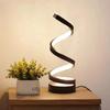 Lampe de Nuit LED Moderne en Spirale Lampe de Bureau Dimmable Lampe de Chevet Salon Lampe de Table de Chevet Bureau d'Étude Décoration de Chambre à Coucher