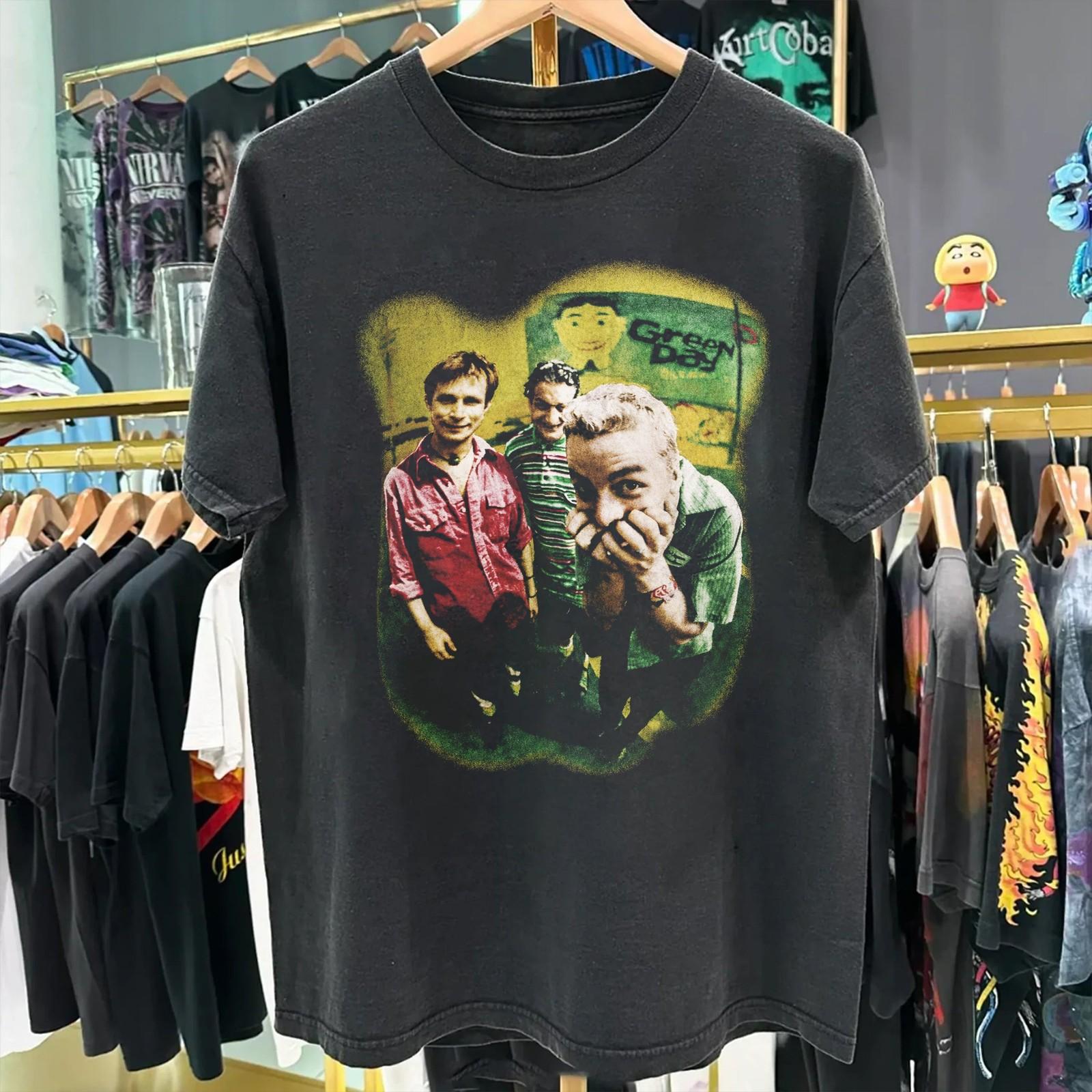 1995 Green Day Insomniac Tour Rare T-Shirt Black M 4XL