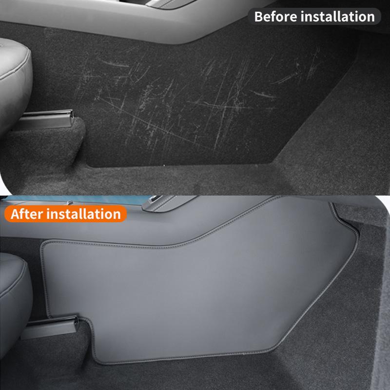 For Anti kick pads on both sides of the Tesla Model YL center console, 6-seater Model Y L center console protective pads, 2pcs