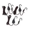 1/8 Inch Adjustable Hanging Rope Clip Tensioner Fixed Buckle Lights Lifting Awning Wind Rope 1Set Pulley Ratchets Camping Tool
