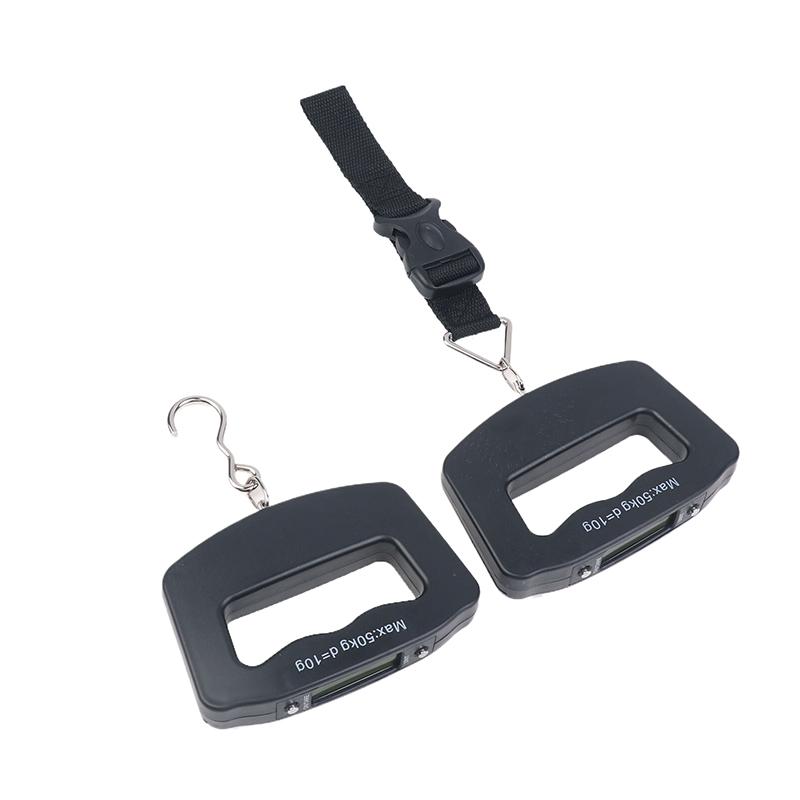 50Kg Digital Travel Luggage Scale Portable Handheld Electronic Hanging Scales Express Delivery Scale With Hook