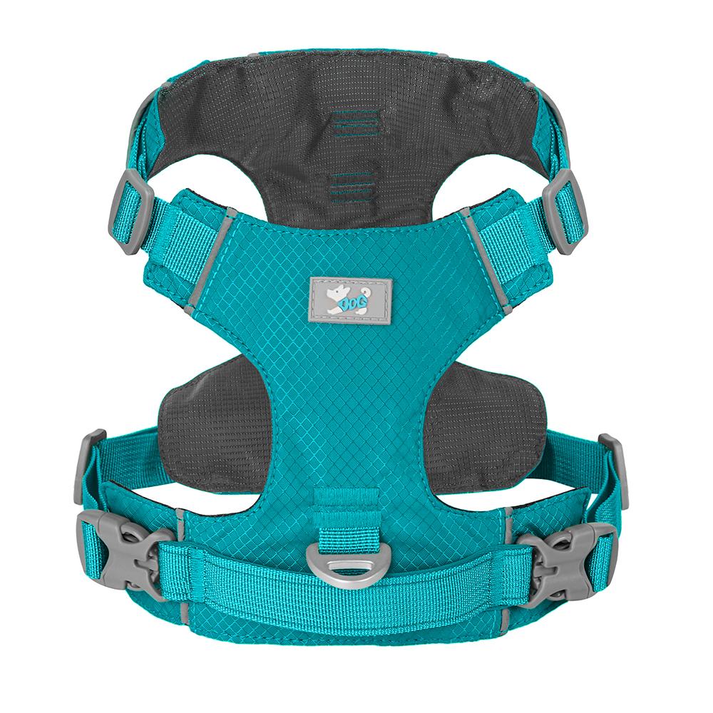 No Pull Hundegeschirr, reflektierendes Nylongeschirr für Haustiere, Weste, wasserdicht, verstellbar, mittelgroße und große Hundeweste, Sicherheitsleine zum Gehen und Laufen