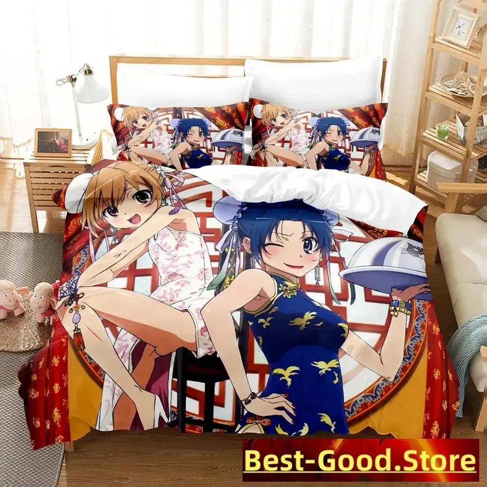 

Comforter New Toradora Bedding Set Single Twin Full Queen King Size Bed Set Adult Kid Bedroom Duvet Sets 3D Print Anime Bed Comforter (quilt)-EU Single(135*200cm)3pcs