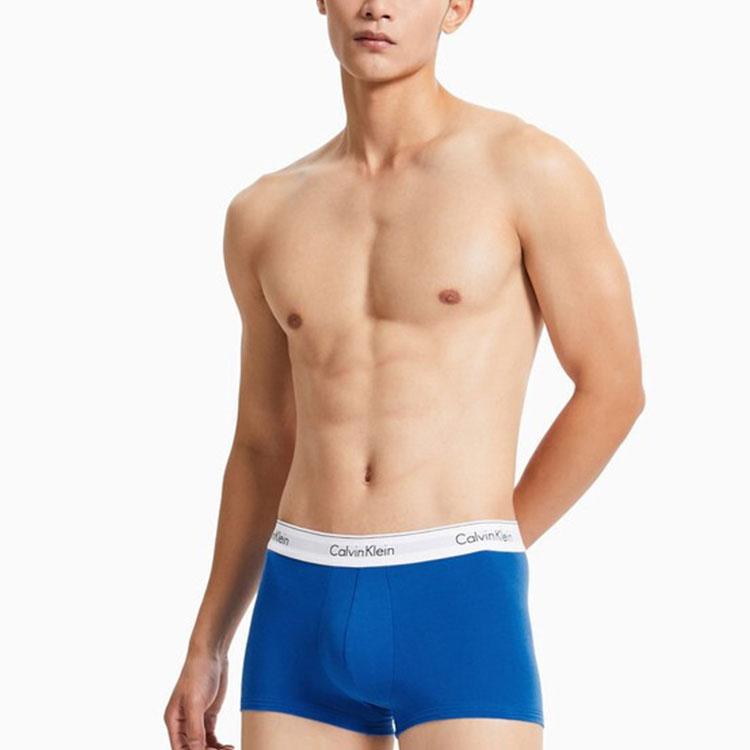 Calvin Klein Logo Waistband Printed Lightweight Breathable Fitted Boxer Briefs Men underwear NB1086-1ZK