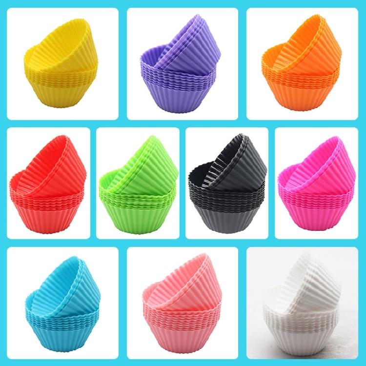 24 Pack Silicone Cake Mould Muffin Cupcake Baking Molds Kitchen Cooking Moulds