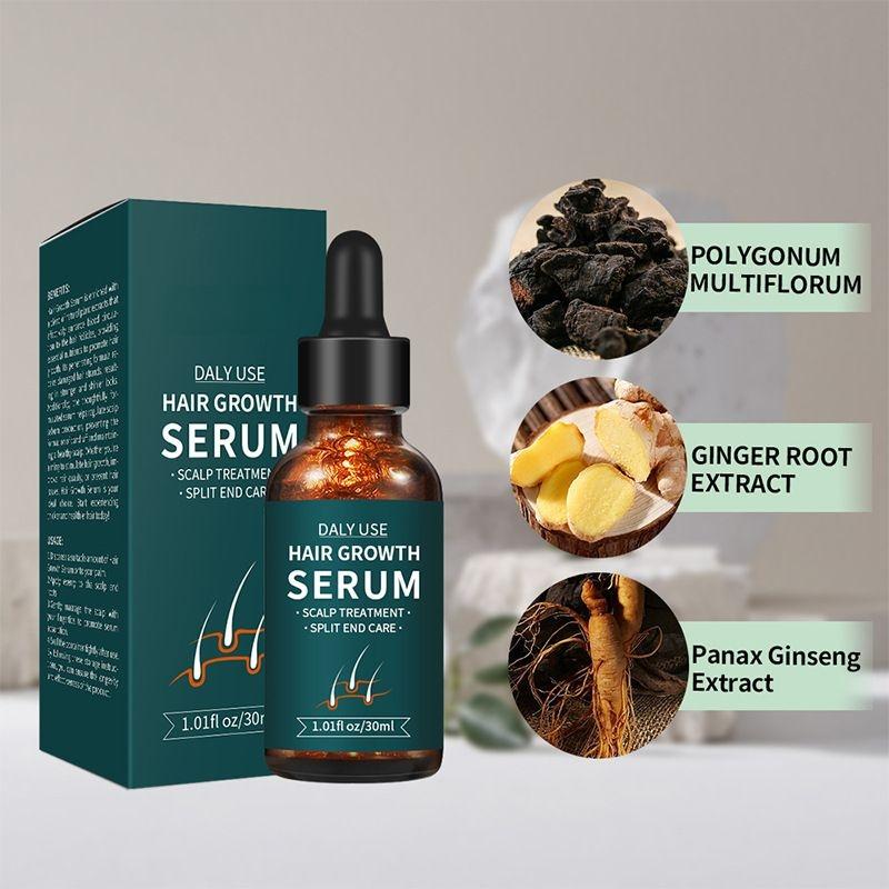 Ginger Polygonatum Anti-hair Loss Serum Fluid,Long Hair Dense Development Hair Growth Essence