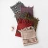 Imitation Cashmere Plaid Printed Tassel Scarf High End Women's New Soft and Warm Scarf