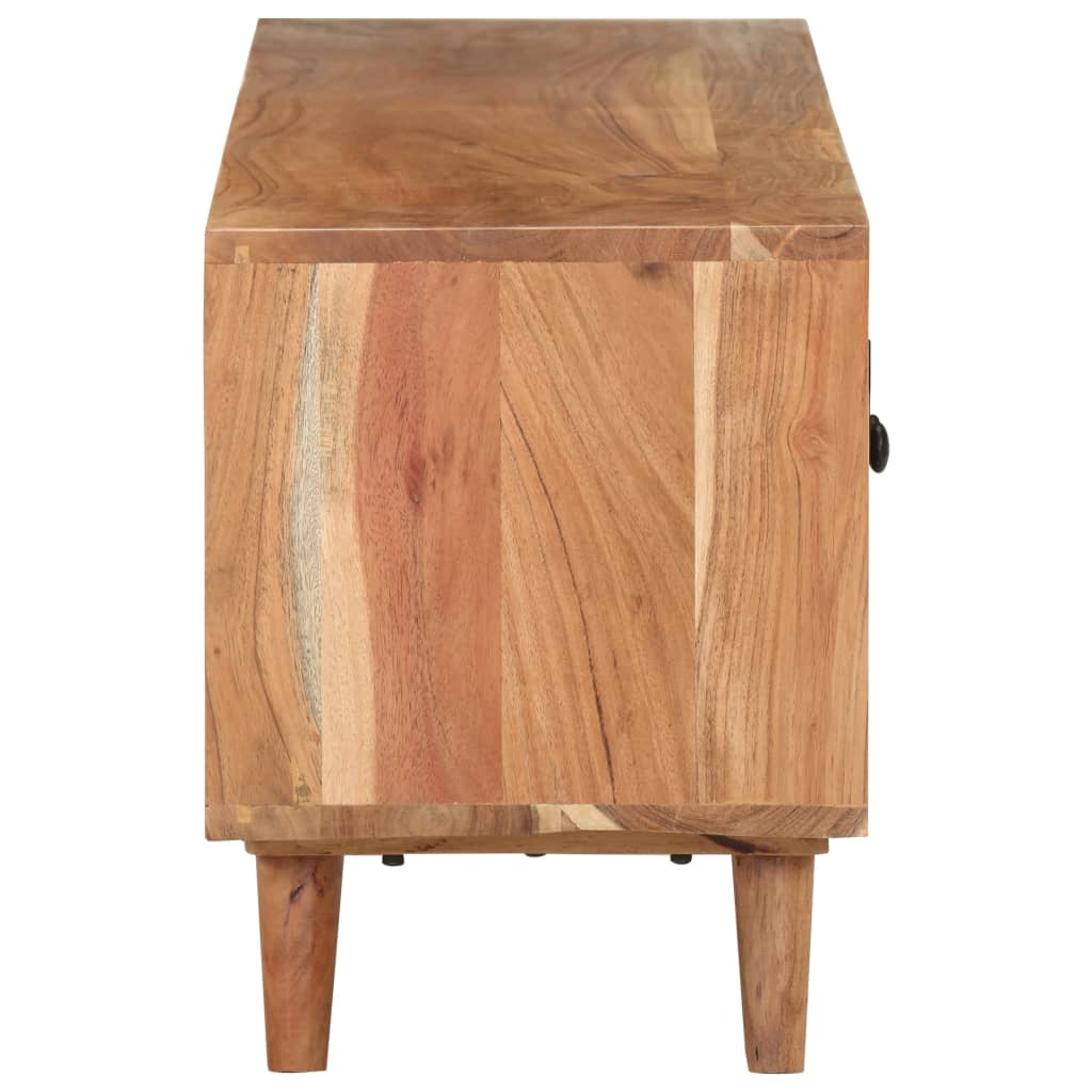 TV Stand 115 X 30 X 39 Cm Solid Acacia Wood