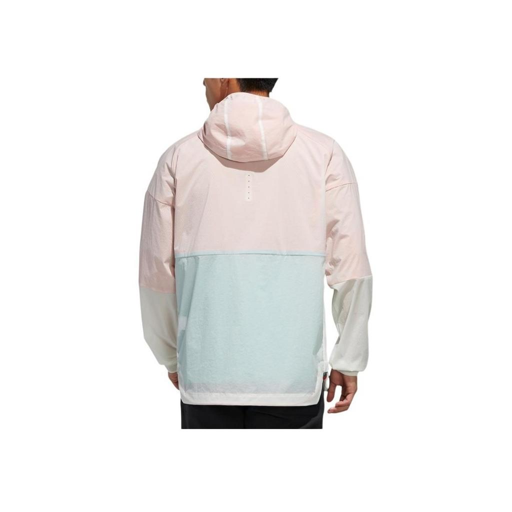 Adidas Windbreaker Terrex Outdoor Series Hooded Fashion Sports Jacket Men Jacket Track-Grey FT7940