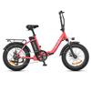 ULZOMO Dolphin Multi Terrain E-Bike With TowSeat 250W Motor 48V13AH Battery Adult Electric Bicycle 20 Inch Inch Road Tire Commuting Electric Bike