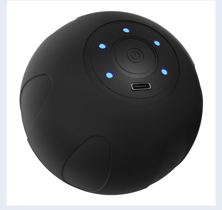 

Electric Fascia Ball Muscle Relaxation & Yoga Massage Device English Color Box чёрный
