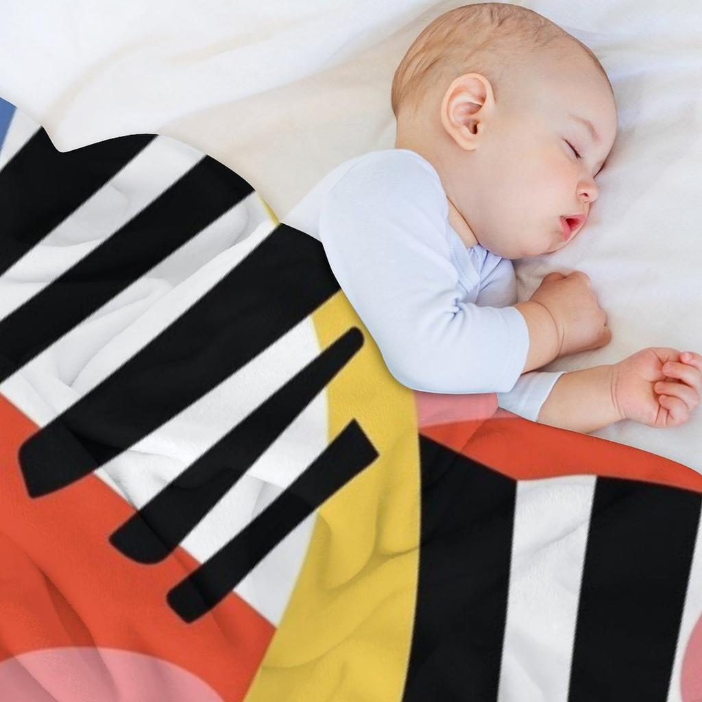 Hysterical Throw Blanket Multi-Purpose For Sofa Thin Luxury Flannel Fabric Blankets