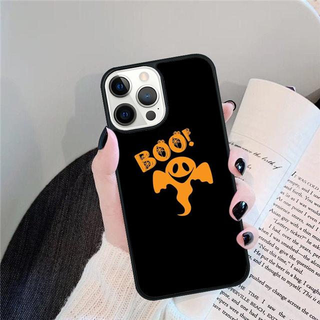 BOO! Happy Halloween Pumpkin Coque Shell For iPhone 17 Air 15 16e 14 13 12 Pro Max 11 Pro Max Plus Phone Case Cover