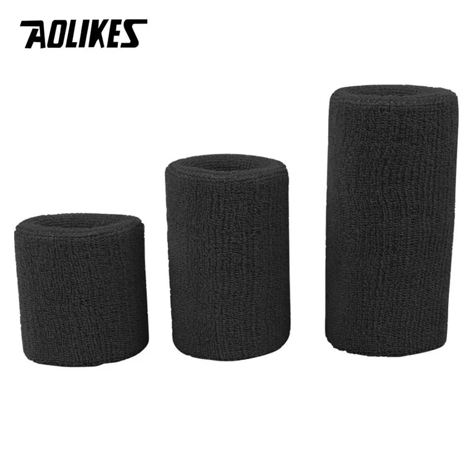 Aolikes 1Pcs Wrist Brace Support Wrap Tennis Wristband Sport Sweatband For Gym Basketball Volleyball Hand Sweat Band Polsband