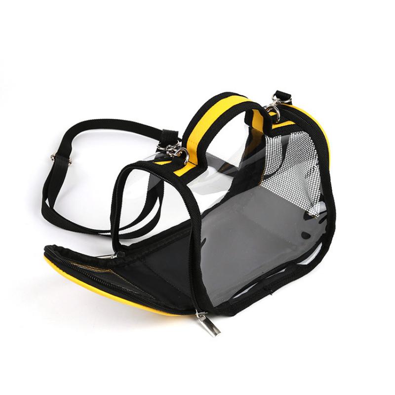 Haustierbedarf Transparentes Raumfach Kleine Haustiertasche Mitnehmtasche Tragbarer Haustierkäfig