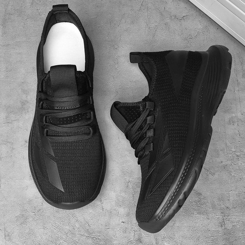 New Men'S Black White Elevator Shoes 6/8/10cm Height Increasing Casual Breathable Comfortable Non-Slip Walking Sneakers For Men