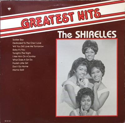 LP Record SHIRELLES  Greatest Hits SV2112 Quality 1982 Canada Pop Used