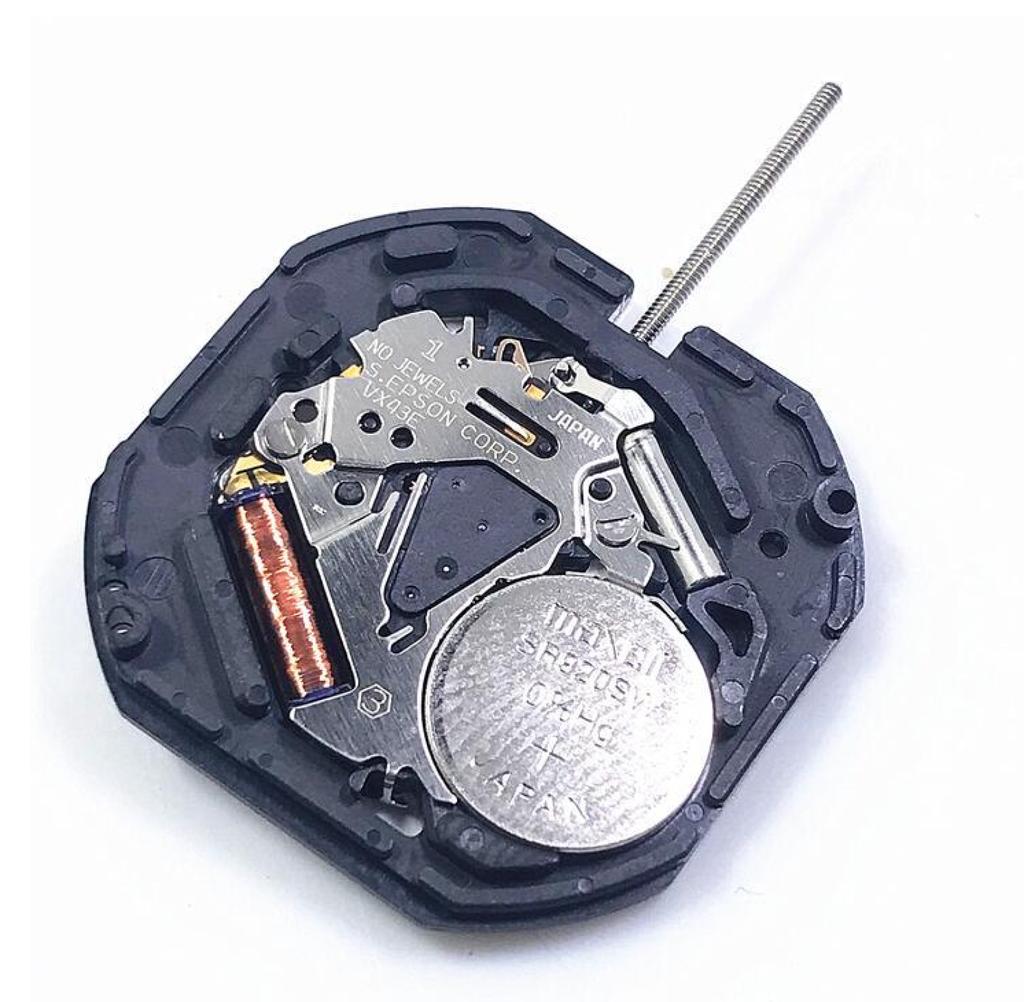 1 st 26,6 mm Kvartsurverk För Seiko 7N43A V343 V348 V743 Y143 3 Visare Datum Veckodag Med Krona Byt Urverk Klocktillbehör