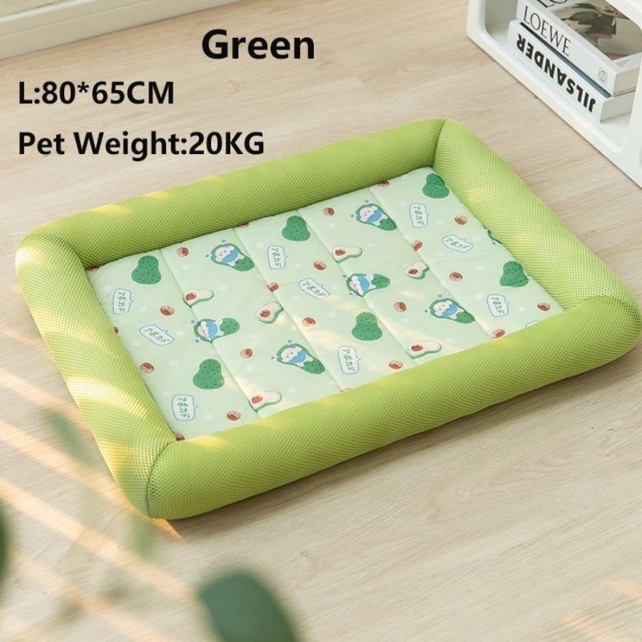 Summer Cool Pet Mat Čtvercová podložka Chovatelská stanice pro psy Kočky Vysoce kvalitní Cool Silk Postel pro domácí mazlíčky Pohovka pro domácí mazlíčky Potřeby pro domácí mazlíčky