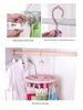 Windproof Plastic Drying Rack with 32 Clips for Children's Socks and Underwear